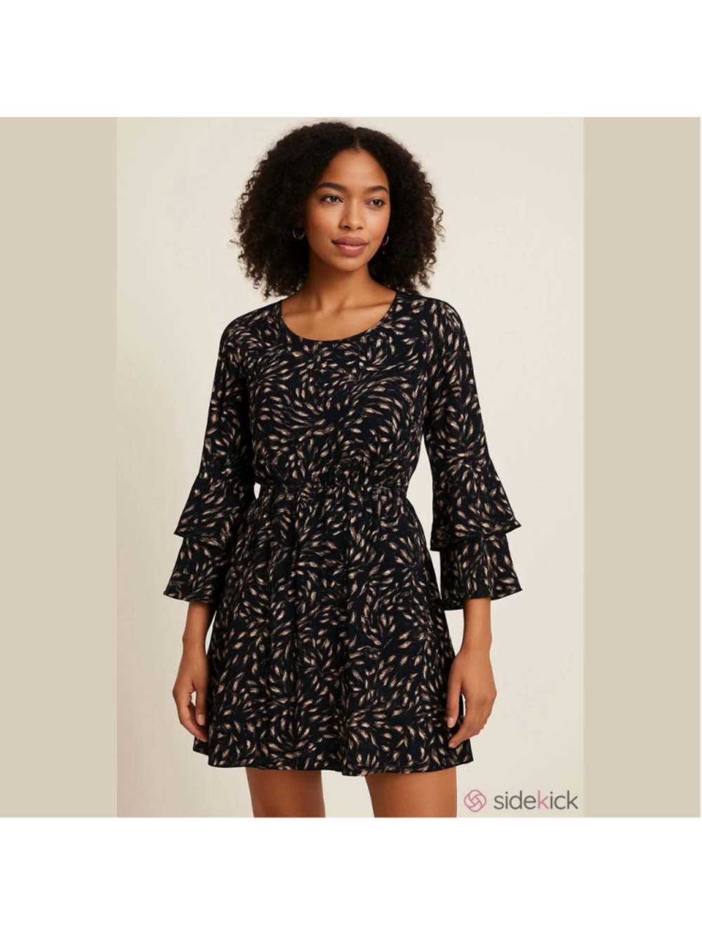 EUC Women's White House Black Market Mini Dress Size 6 Black Pink